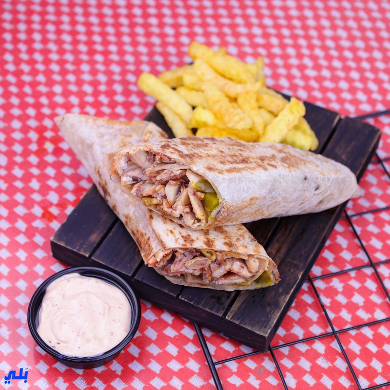 صاج شاورما دجاج شراك