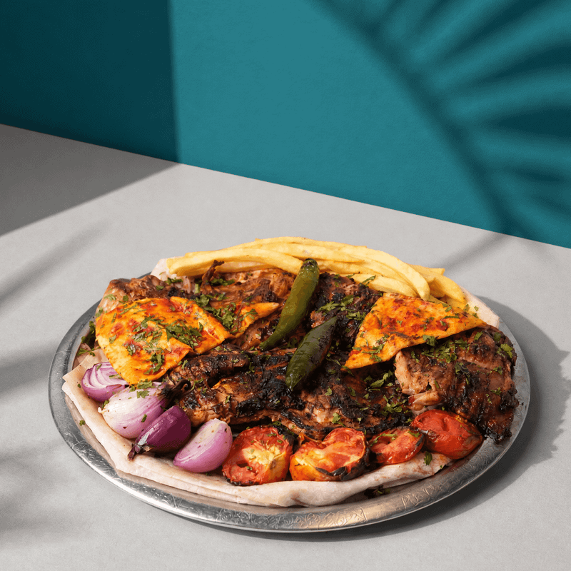 فروج على الفحم