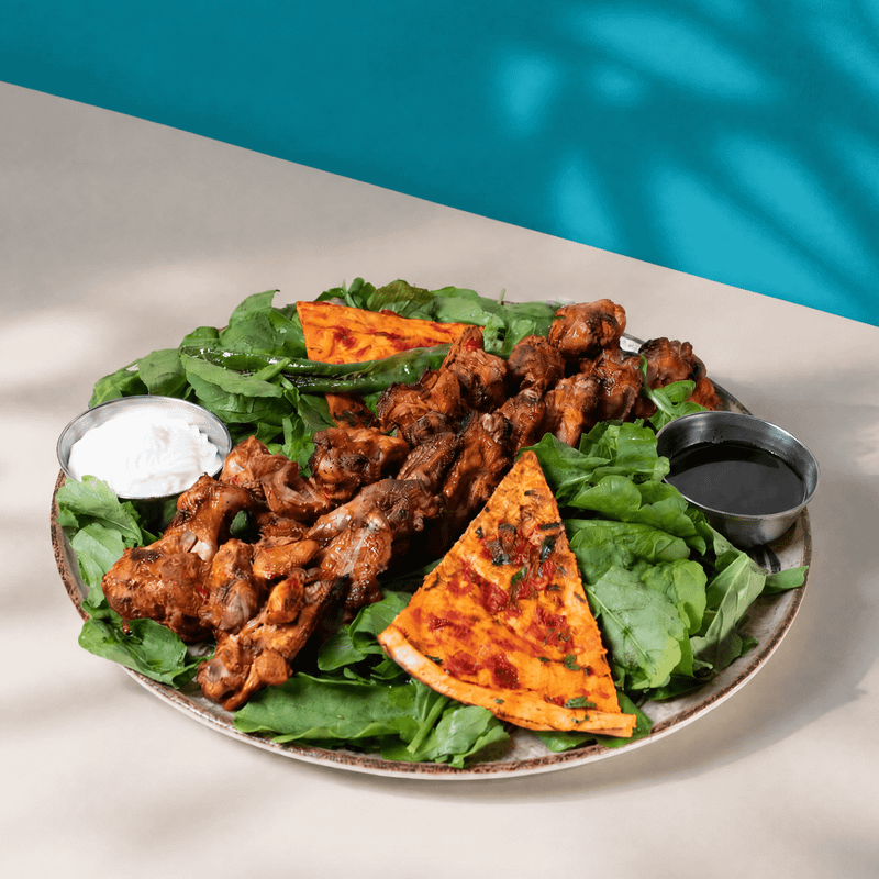 وجبة اجنحة مشوية