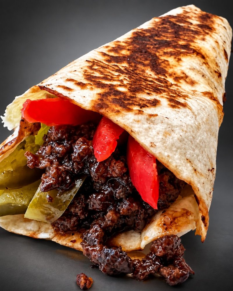 صاج برغر بالهلابينو