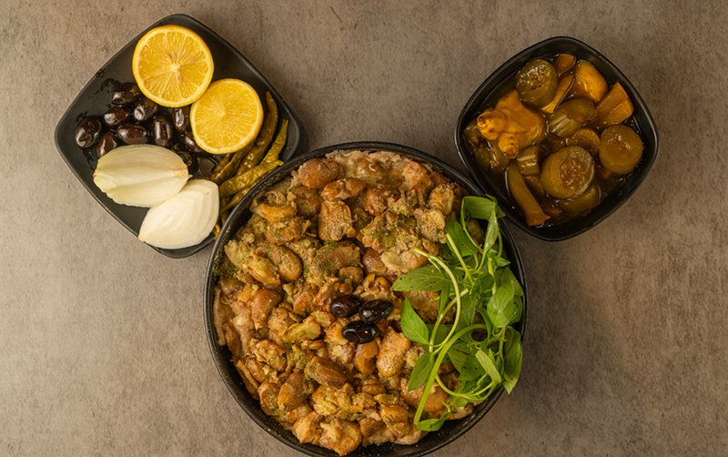 باقلاء بالدهن بدون بيض