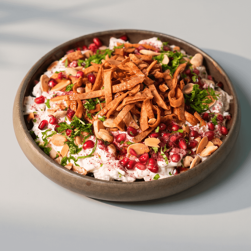 فتة دجاج
