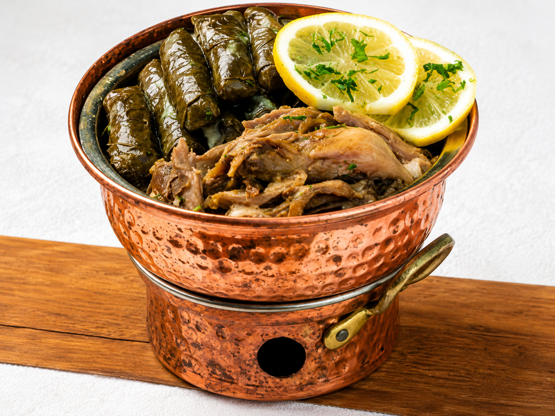 ورق عنب مع اللحم