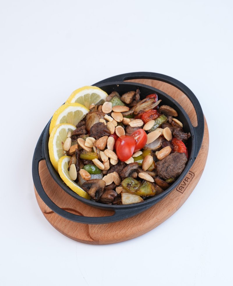 مفركة فطر باللحمة