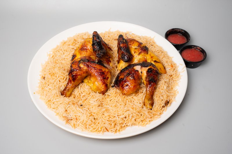 مندي دجاجة كاملة 