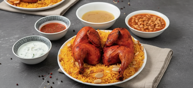 دجاج تنور واسماك الصميدعي