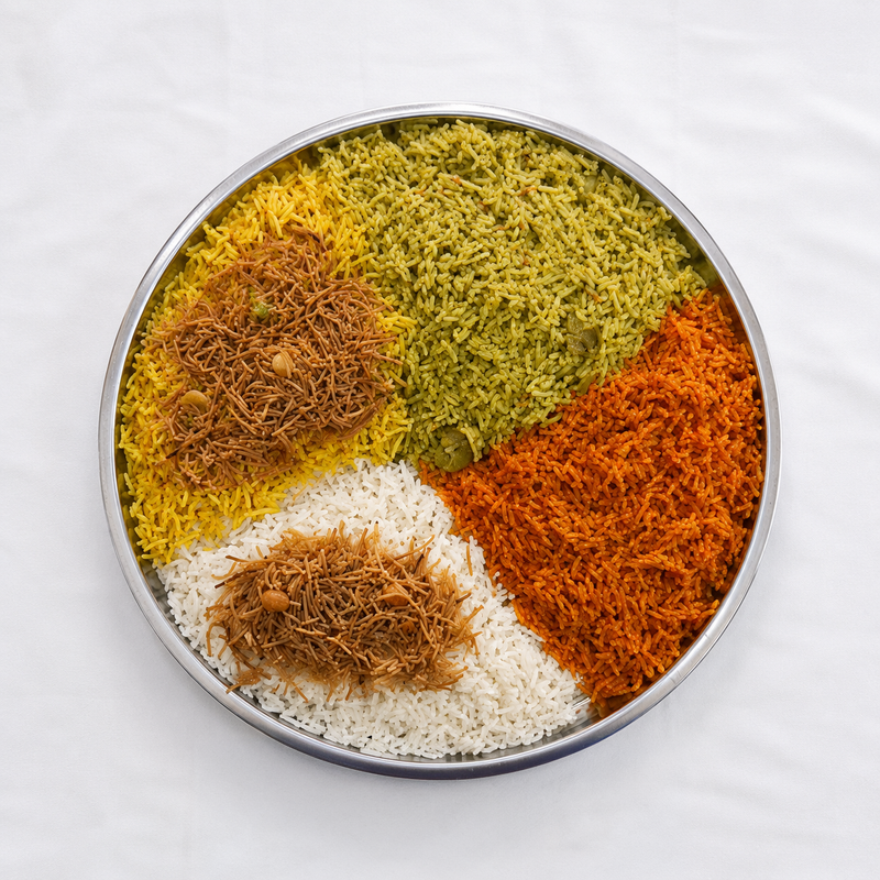 صينية رز وسط
